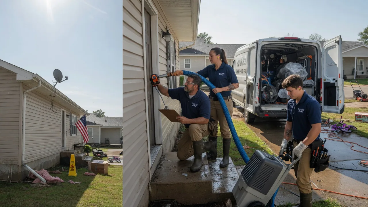 Ceiling Water Damage Restoration in Brumley, MO near me